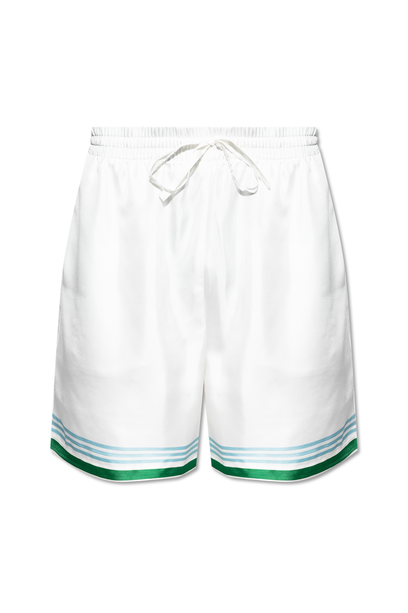 ショーツ CASABLANCA WHITE SATIN SHORTS White Silk shorts Casablanca - Vitkac AS